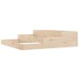 Jardinera de madera maciza de pino 107x107x27 cm de vidaXL, Maceteros y jardineras - Ref: Foro24-823913, Precio: 62,71 €, Des...