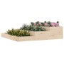 Jardinera de madera maciza de pino 107x107x27 cm de vidaXL, Maceteros y jardineras - Ref: Foro24-823913, Precio: 62,71 €, Des...