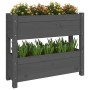 Jardinera de madera maciza de pino gris 77x25x66 cm de vidaXL, Maceteros y jardineras - Ref: Foro24-823943, Precio: 64,23 €, ...