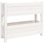 Solid white pine wood planter 77x25x66 cm by vidaXL, Pots and planters - Ref: Foro24-823942, Price: 64,23 €, Discount: %