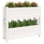 Solid white pine wood planter 77x25x66 cm by vidaXL, Pots and planters - Ref: Foro24-823942, Price: 64,23 €, Discount: %