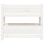 Solid white pine wood planter 77x25x66 cm by vidaXL, Pots and planters - Ref: Foro24-823942, Price: 64,23 €, Discount: %