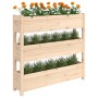 Jardinera de madera maciza de pino 112x25x104,5 cm de vidaXL, Maceteros y jardineras - Ref: Foro24-823920, Precio: 104,99 €, ...