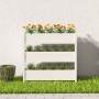 Solid white pine wood planter 112x25x104.5 cm by vidaXL, Pots and planters - Ref: Foro24-823921, Price: 118,99 €, Discount: %