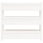 Solid white pine wood planter 112x25x104.5 cm by vidaXL, Pots and planters - Ref: Foro24-823921, Price: 118,99 €, Discount: %