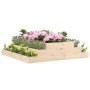 Jardinera de madera maciza de pino 110x110x27 cm de vidaXL, Maceteros y jardineras - Ref: Foro24-823899, Precio: 49,65 €, Des...