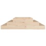 Jardinera de madera maciza de pino 110x110x27 cm de vidaXL, Maceteros y jardineras - Ref: Foro24-823899, Precio: 49,65 €, Des...