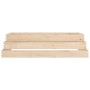 Jardinera de madera maciza de pino 110x110x27 cm de vidaXL, Maceteros y jardineras - Ref: Foro24-823899, Precio: 49,65 €, Des...