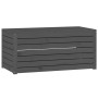 Garden trunk solid gray pine wood 101x50.5x46.5 cm by vidaXL, Outdoor storage boxes - Ref: Foro24-823950, Price: 112,36 €, Di...