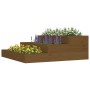 Solid honey brown pine wood planter 78x78x27 cm by vidaXL, Pots and planters - Ref: Foro24-823909, Price: 57,09 €, Discount: %