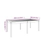 Garden table solid pine wood 203.5x100x76 cm by vidaXL, Garden tables - Ref: Foro24-823983, Price: 170,99 €, Discount: %