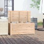 Garden trunk solid pine wood 101x50.5x46.5 cm by vidaXL, Outdoor storage boxes - Ref: Foro24-823948, Price: 117,21 €, Discoun...