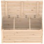 Garden trunk solid pine wood 101x50.5x46.5 cm by vidaXL, Outdoor storage boxes - Ref: Foro24-823948, Price: 117,21 €, Discoun...