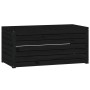 Garden trunk solid black pine wood 101x50.5x46.5 cm by vidaXL, Outdoor storage boxes - Ref: Foro24-823952, Price: 95,99 €, Di...