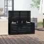 Garden trunk solid black pine wood 101x50.5x46.5 cm by vidaXL, Outdoor storage boxes - Ref: Foro24-823952, Price: 95,99 €, Di...