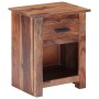 Mesita de noche madera maciza de sheesham 40x30x50 cm de vidaXL, Mesitas de noche - Ref: Foro24-247720, Precio: 96,91 €, Desc...