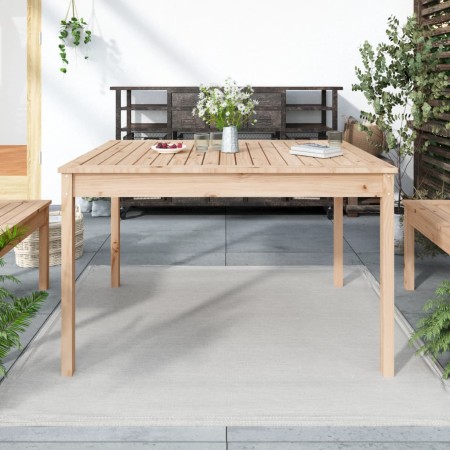 Mesa de jardín madera maciza pino 121x82,5x76 cm de vidaXL, Mesas de jardín - Ref: Foro24-823969, Precio: 66,99 €, Descuento: %