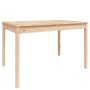 Mesa de jardín madera maciza pino 121x82,5x76 cm de vidaXL, Mesas de jardín - Ref: Foro24-823969, Precio: 66,99 €, Descuento: %