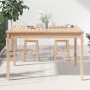 Solid pine wood garden table 121x82.5x76 cm by vidaXL, Garden tables - Ref: Foro24-823969, Price: 96,20 €, Discount: %