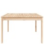 Mesa de jardín madera maciza pino 121x82,5x76 cm de vidaXL, Mesas de jardín - Ref: Foro24-823969, Precio: 66,99 €, Descuento: %