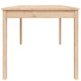 Solid pine wood garden table 121x82.5x76 cm by vidaXL, Garden tables - Ref: Foro24-823969, Price: 96,20 €, Discount: %