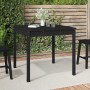 Mesa de jardín madera maciza pino negro 82,5x82,5x76 cm de vidaXL, Mesas de jardín - Ref: Foro24-823966, Precio: 63,13 €, Des...