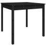 Mesa de jardín madera maciza pino negro 82,5x82,5x76 cm de vidaXL, Mesas de jardín - Ref: Foro24-823966, Precio: 62,99 €, Des...