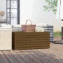 Gartenkoffer Kiefernholz massiv honigbraun 101x50,5x46,5 cm von vidaXL, Aufbewahrungsboxen für den Außenbereich - Ref: Foro24...