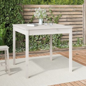 Garden table solid white pine wood 82.5x82.5x76 cm by vidaXL, Garden tables - Ref: Foro24-823963, Price: 84,99 €, Discount: %