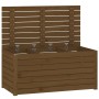 Gartenkoffer Kiefernholz massiv honigbraun 101x50,5x46,5 cm von vidaXL, Aufbewahrungsboxen für den Außenbereich - Ref: Foro24...