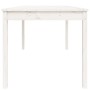 Mesa de jardín madera maciza pino blanco 121x82,5x76 cm de vidaXL, Mesas de jardín - Ref: Foro24-823970, Precio: 118,99 €, De...