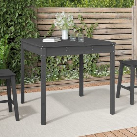 Mesa de jardín madera maciza pino gris 82,5x82,5x76 cm de vidaXL, Mesas de jardín - Ref: Foro24-823964, Precio: 85,99 €, Desc...