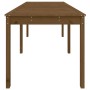 Solid pine wood garden table in honey brown, 159.5x82.5x76 cm. by vidaXL, Garden tables - Ref: Foro24-823979, Price: 108,36 €...