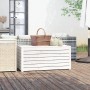 Garden trunk solid white pine wood 101x50.5x46.5 cm by vidaXL, Outdoor storage boxes - Ref: Foro24-823949, Price: 129,02 €, D...