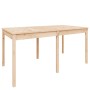 Garden table solid pine wood 159.5x82.5x76 cm by vidaXL, Garden tables - Ref: Foro24-823976, Price: 122,74 €, Discount: %