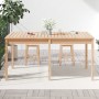 Garden table solid pine wood 159.5x82.5x76 cm by vidaXL, Garden tables - Ref: Foro24-823976, Price: 122,74 €, Discount: %