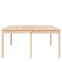 Garden table solid pine wood 159.5x82.5x76 cm by vidaXL, Garden tables - Ref: Foro24-823976, Price: 122,74 €, Discount: %