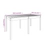 Garden table solid pine wood 159.5x82.5x76 cm by vidaXL, Garden tables - Ref: Foro24-823976, Price: 122,74 €, Discount: %