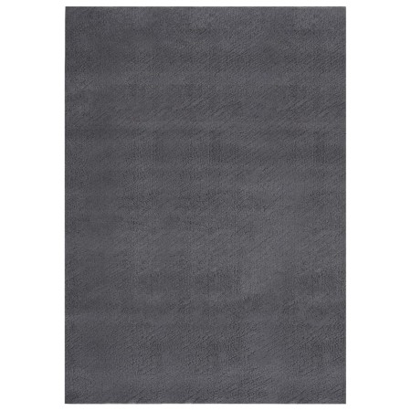 Alfombra pelo corto blando suave lavable antracita 160x230 cm de vidaXL, Alfombras - Ref: Foro24-342190, Precio: 81,34 €, Des...