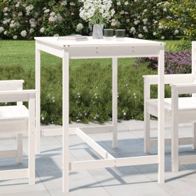 Garden table solid white pine wood 121x82.5x110 cm by vidaXL, Garden tables - Ref: Foro24-824089, Price: 101,99 €, Discount: %