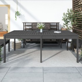 Mesa de jardín madera maciza de pino gris 203,5x100x76 cm de vidaXL, Mesas de jardín - Ref: Foro24-823985, Precio: 181,99 €, ...