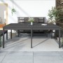 Mesa de jardín madera maciza de pino gris 203,5x100x76 cm de vidaXL, Mesas de jardín - Ref: Foro24-823985, Precio: 182,27 €, ...