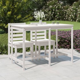 Garden table solid white pine wood 159.5x82.5x110 cm by vidaXL, Garden tables - Ref: Foro24-824096, Price: 124,99 €, Discount: %