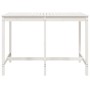 Garden table solid white pine wood 159.5x82.5x110 cm by vidaXL, Garden tables - Ref: Foro24-824096, Price: 124,50 €, Discount: %