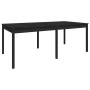 Mesa de jardín madera maciza de pino negro 203,5x100x76 cm de vidaXL, Mesas de jardín - Ref: Foro24-823987, Precio: 187,44 €,...