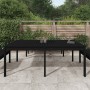 Mesa de jardín madera maciza de pino negro 203,5x100x76 cm de vidaXL, Mesas de jardín - Ref: Foro24-823987, Precio: 187,44 €,...