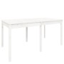 Garden table solid white pine wood 159.5x82.5x76 cm by vidaXL, Garden tables - Ref: Foro24-823977, Price: 167,52 €, Discount: %