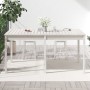 Garden table solid white pine wood 159.5x82.5x76 cm by vidaXL, Garden tables - Ref: Foro24-823977, Price: 167,52 €, Discount: %