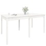 Garden table solid white pine wood 159.5x82.5x76 cm by vidaXL, Garden tables - Ref: Foro24-823977, Price: 167,52 €, Discount: %