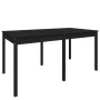 Garden table solid black pine wood 159.5x82.5x76 cm by vidaXL, Garden tables - Ref: Foro24-823980, Price: 145,77 €, Discount: %